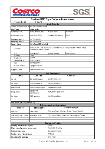 K&M educational certification or recognition document