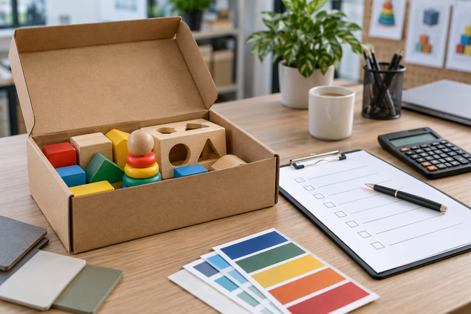 Ready-made educational toy kit and sourcing materials